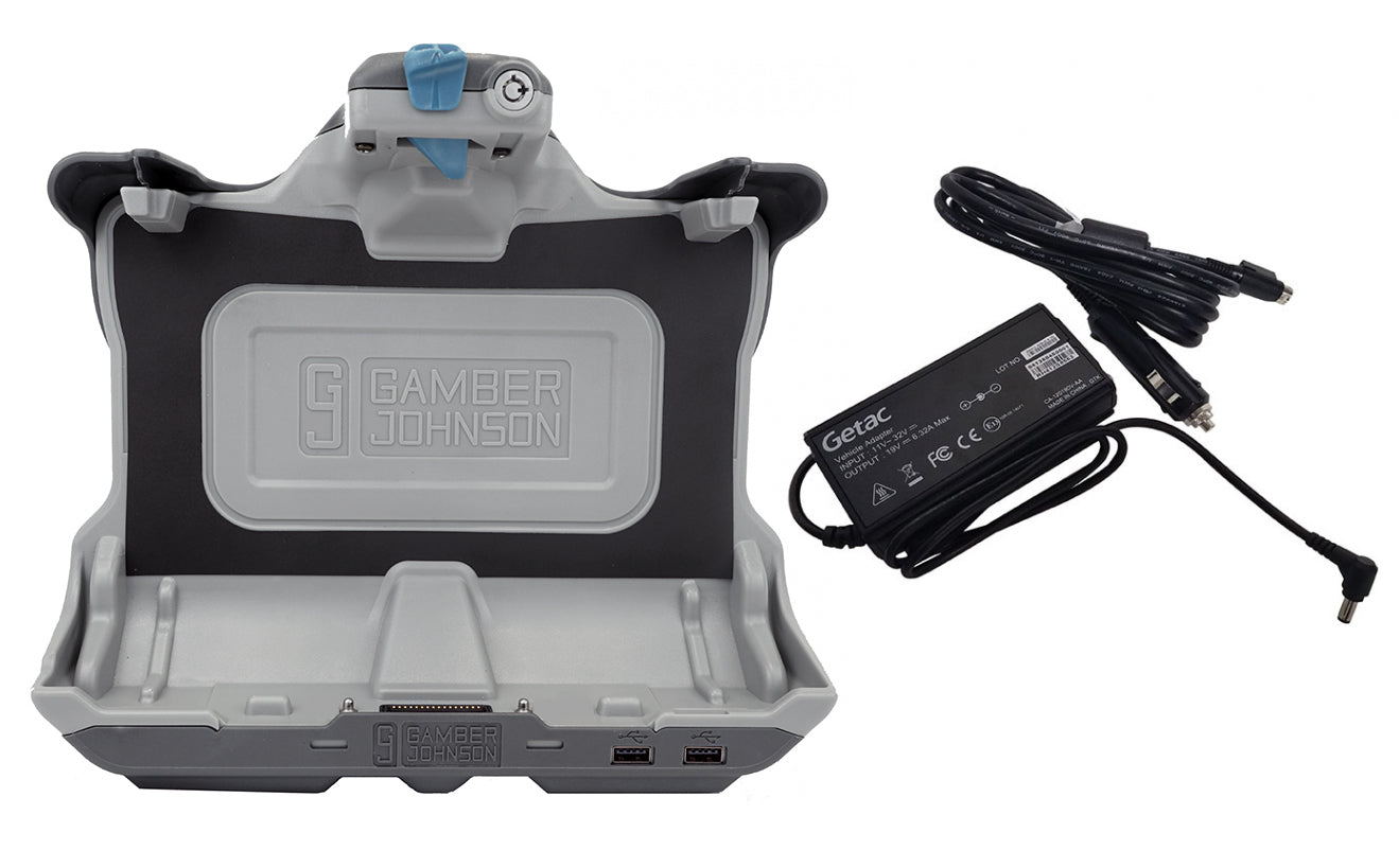UX10 - Gamber Johnson, 7170-0995, Vehicle Dock (Include 120W vehicle adapter)