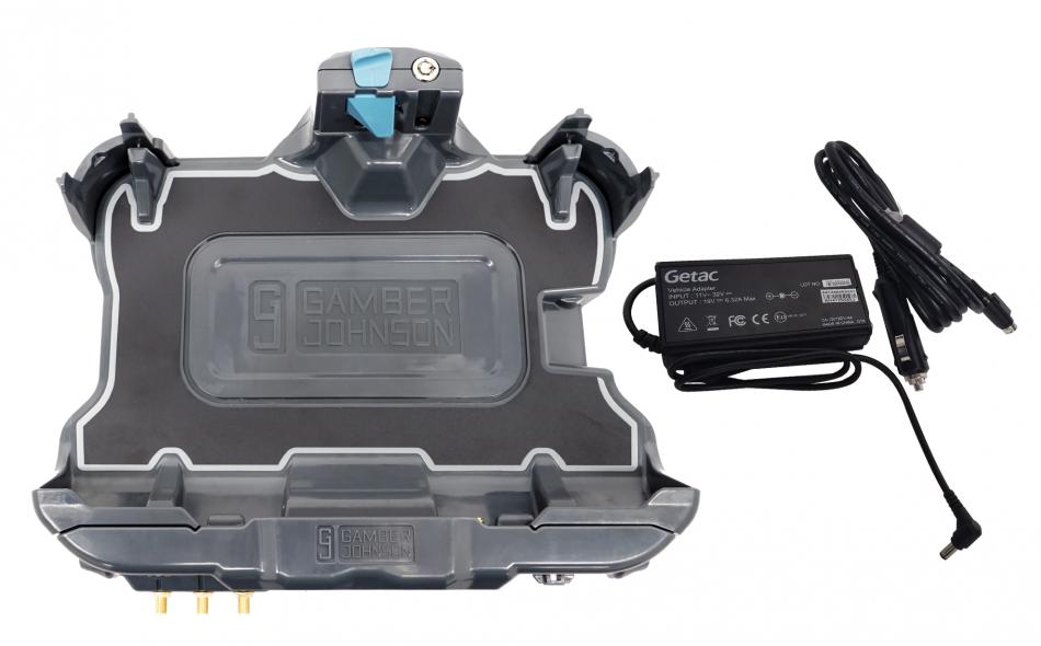 ZX10 - Gamber-Johnson, 7170-0961-03, Vehicle Dock, with Tri Pass-through (Include 120W vehicle adapter)