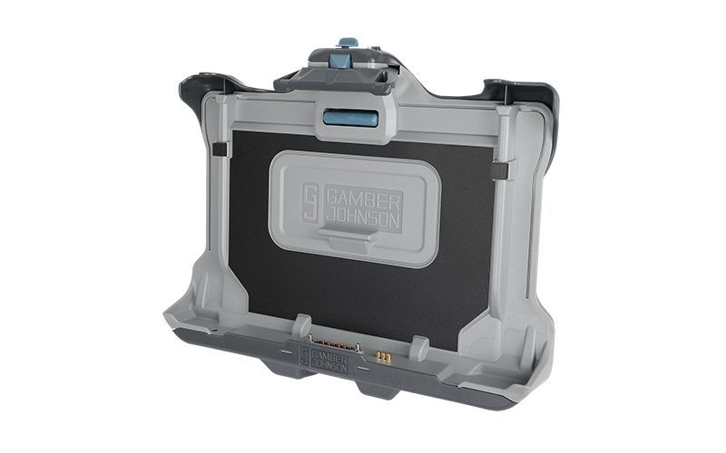 A140 - Gamber Johnson, 7170-0695-05, Vehicle Cradle, with Tri Pass-through (Includes 120W Auto Power Adapter)