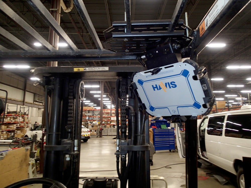 Havis C-MH-1003, Forklift Fixed Overhead Mounting Package for Compact Tablet Applications