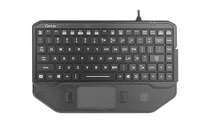 Getac Rugged Keyboard with Smart card and LF/HF RFID, 3 year warranty (US)