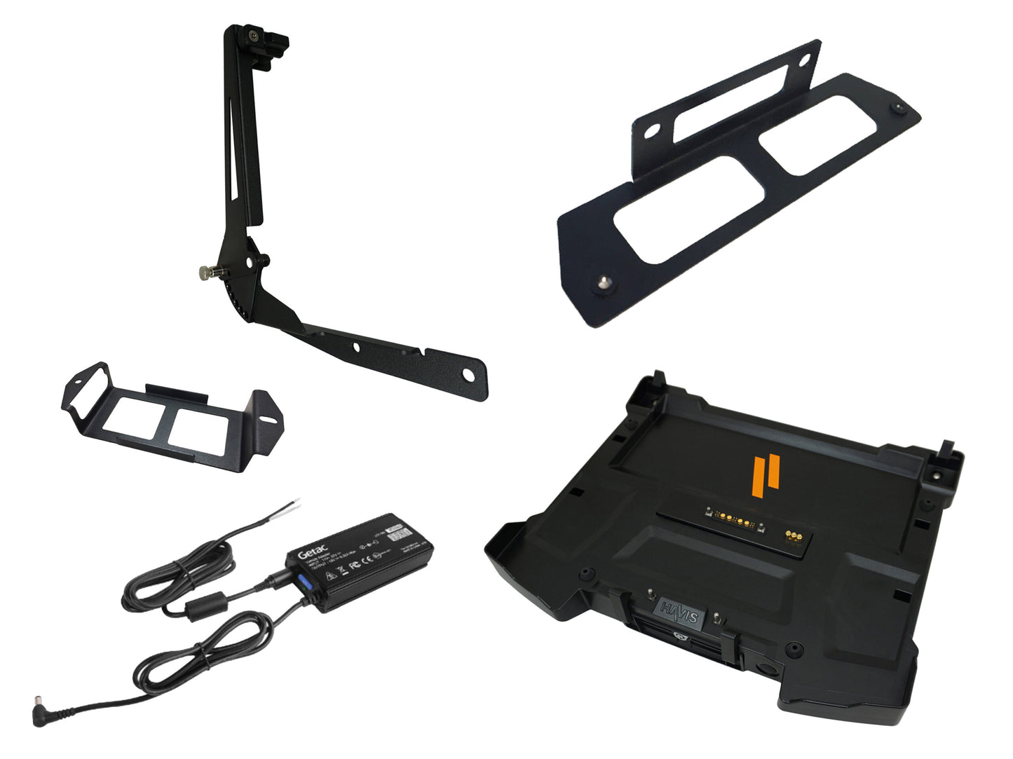 S410 - Havis, PKG-DS-GTC-617-3-BW, Vehicle Dock with replication, with Tri Pass-through (include 120w bare wire vehicle adapter)