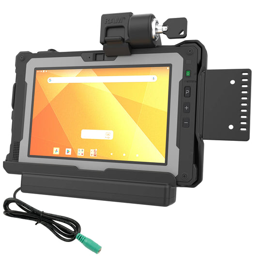 ZX80 - RAM Mounts, RAM-HOL-GE5PKLU, Form-Fit Dock, with DC-In, with Key-Lock (ex. vehicle adapter)(Compatible w/RAM adpt only:590GBL001436)
