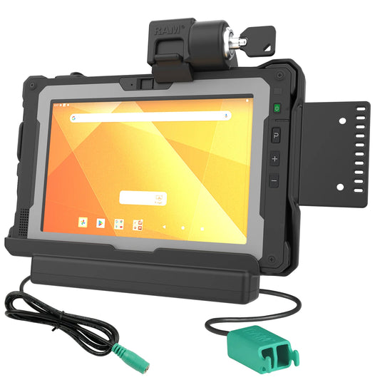 ZX80 - RAM Mounts,RAM-HOL-GE5PD2KLU,Form-Fit Dock,with DC-In,with Dual USB Port,with Key-Lock(ex.vehicle adapter)(Compat w/RAM adpt only:590GBL001436)