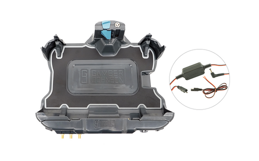 ZX10 - Gamber-Johnson, 7170-1170-03, Vehicle Dock, with Tri Pass-through (Include 65W bare wire vehicle adapter)