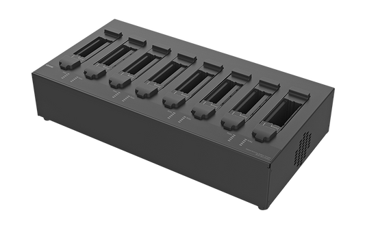 B360G1/G2 & B360Pro G1/G2/G3 - Multi-bay Battery Charger (Eight Bay) with AC Adapter (US)