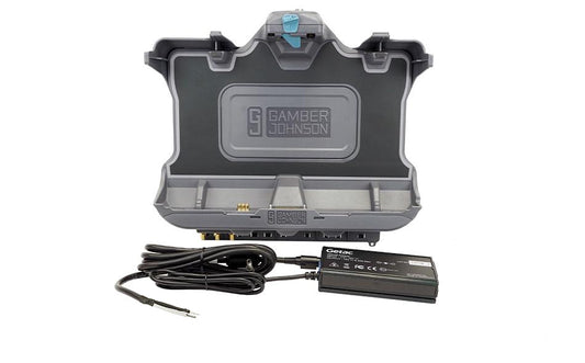 F110G5/G6/G7 - Gamber Johnson, 7170-0902-03, Vehicle Dock, with Tri Pass-through (include 120W vehicle adapter)