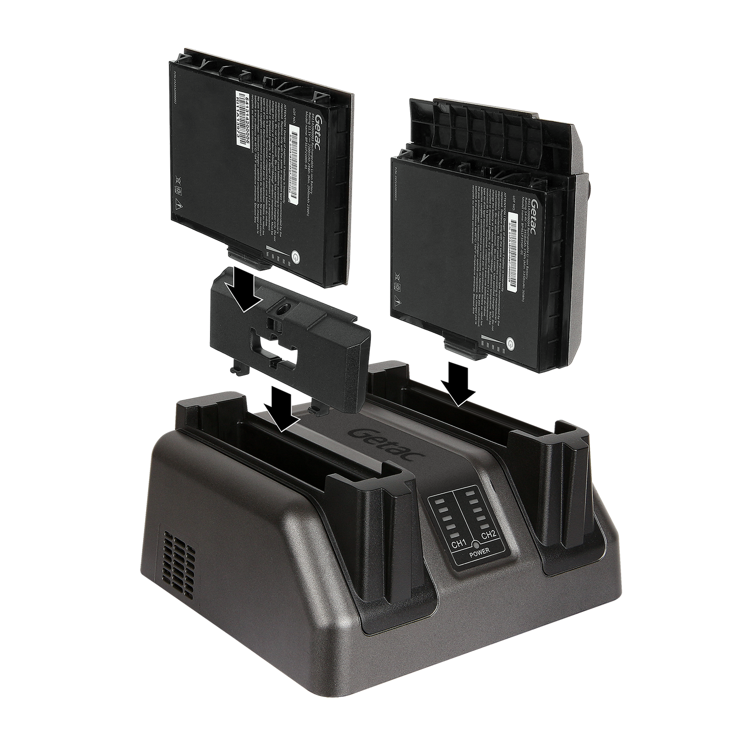 K120 - Dual Bay Battery Charger (US)