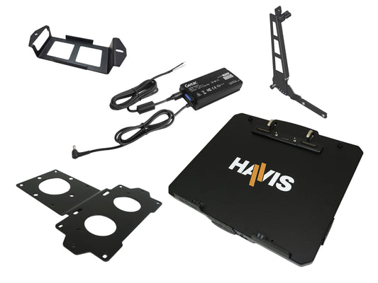 K120 (Laptop) - Havis, PKG-DS-GTC-1002-BW, Vehicle Dock, with Bracket (include 120W bare wire vehicle adapter)