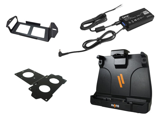 UX10 - Havis, PKG-DS-GTC-1102-BW, Vehicle Dock, with Brackets (Include 120W bare wire vehicle adapter)