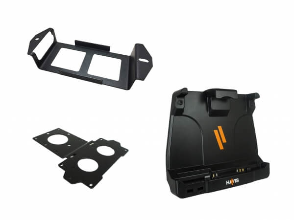 UX10 - Havis, DS-GTC-1103-3, Vehicle Cradle, with Tri Pass-through (ex. vehicle adapter)