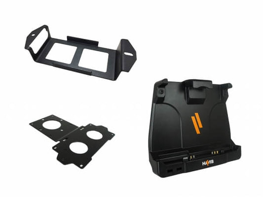 UX10 - Havis, DS-GTC-1103-3, Vehicle Cradle, with Tri Pass-through (ex. vehicle adapter)
