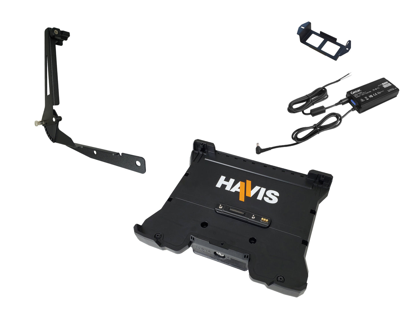 B360 - Havis, PKG-DS-GTC-1205-3-BW, Vehicle Dock, with Tri Pass-through (Include 120W bare wire vehicle adapter)