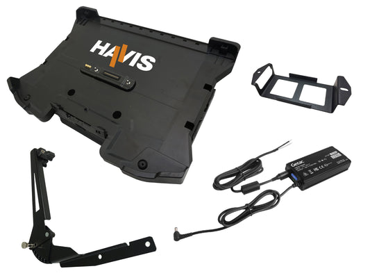 S510 - Havis, PKG-DS-GTC-1406-3-BW, Vehicle Cradle, with Tri Pass-through, with screen support (include 120w bare wire vehicle adapter)