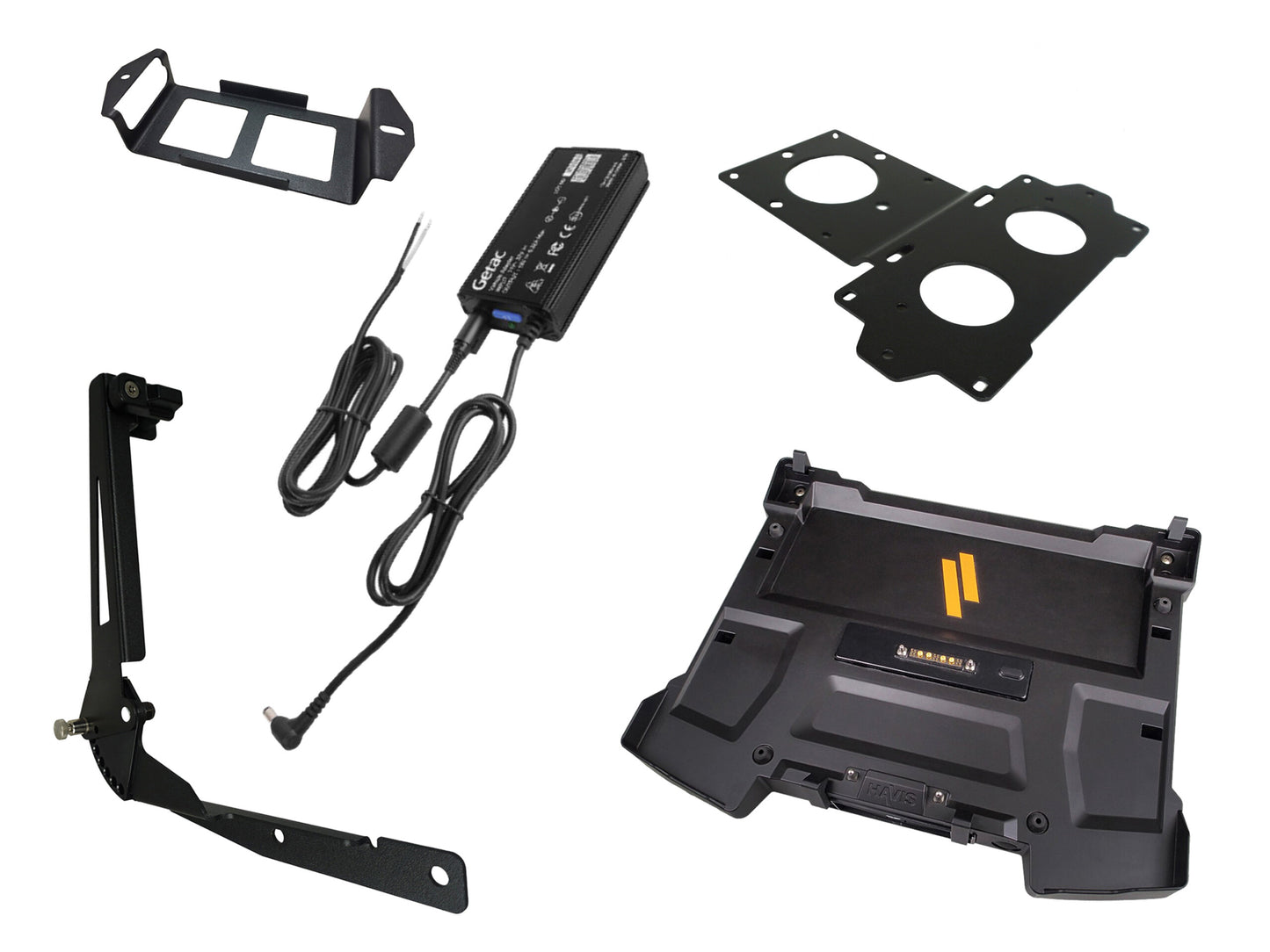 S410 - Havis, PKG-DS-GTC-617-BW, Vehicle Dock with replication,  (include 120w bare wire vehicle adapter)