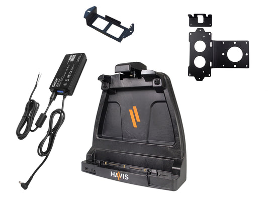 K120 (Tablet) - Havis, PKG-DS-GTC-902-BW, Vehicle Dock, with Bracket (include 120W bare wire vehicle adapter)