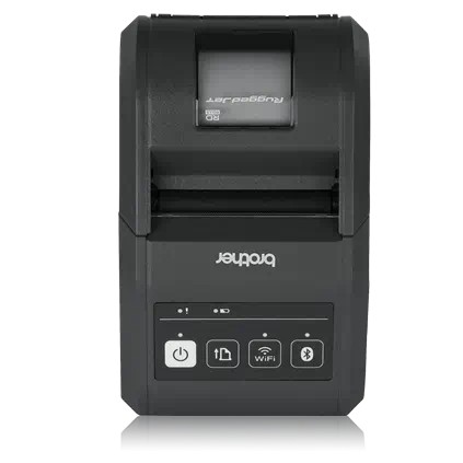 Brother, RJ3050Ai-SK-312, POS Retail Receipt, Portable 3" Direct Thermal Receipt Printer w/Wi-Fi, BT, MFi, USB